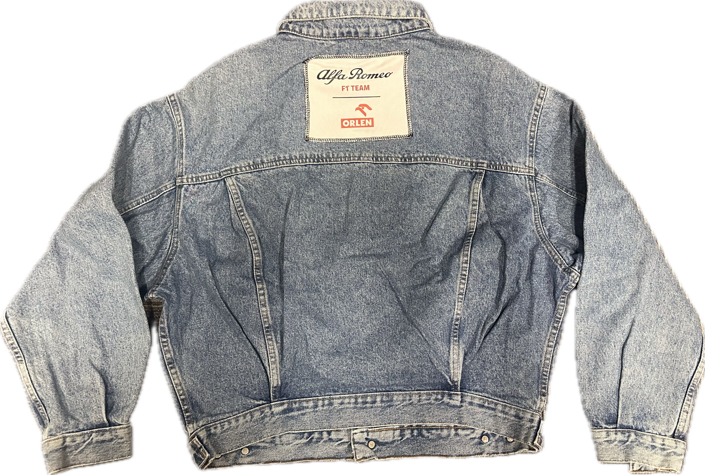 Alfa Romeo Upcycled Demin Jacket Denim Light One-of-a-kind-XL