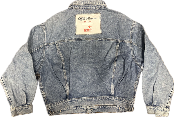 Alfa Romeo Upcycled Demin Jacket Denim Light One-of-a-kind-XL