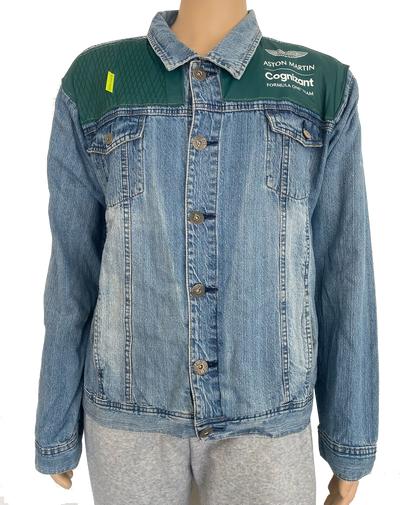 Aston Martin Formula 1 Upcycled Demin Jacket