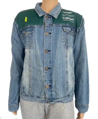 Aston Martin Formula 1 Upcycled Demin Jacket