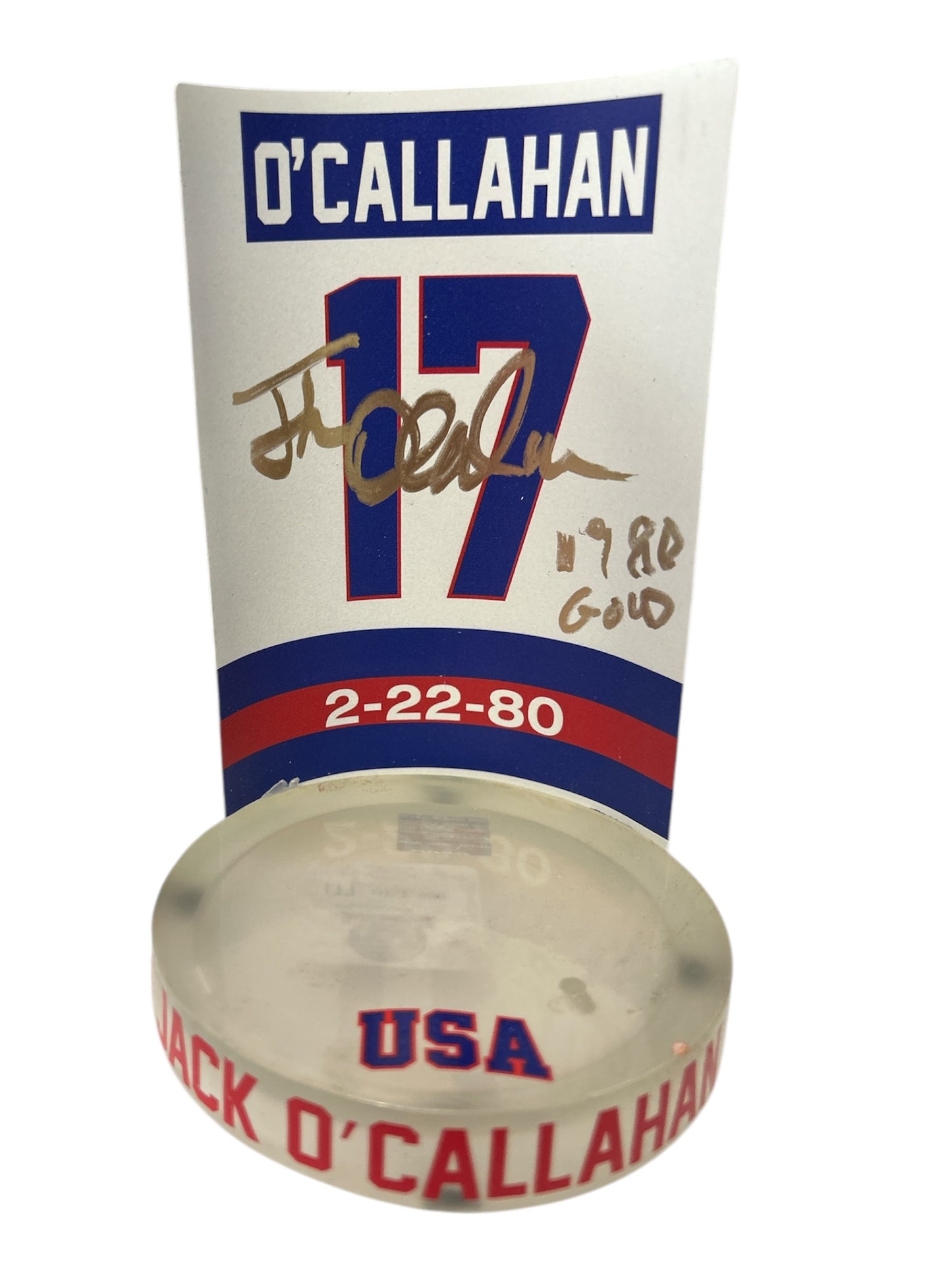 Jack O’Callahan Miracle on Ice 6” Bobblehead Signed