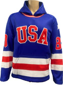 USA Hockey Miracle on Ice 1980 Authentic  Adult Hoodie - Royal