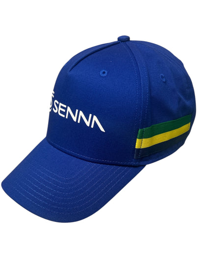 2024 Ayrton Senna Stripe Blue Cap