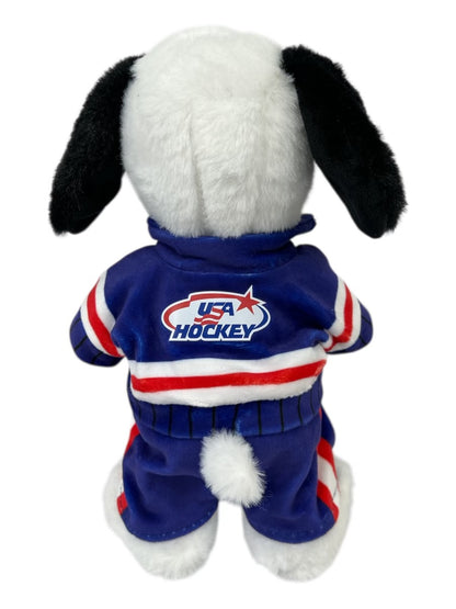 Snoopy USA Hockey Team Track Suit Officially Licensed 10 Inch Plush