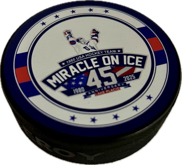 USA Hockey Miracle On Ice 45th Anniversary (1980-2025) Hockey Puck