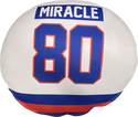 USA Hockey Miracle on Ice 1980 Official 15 Inches Round Pillow - White