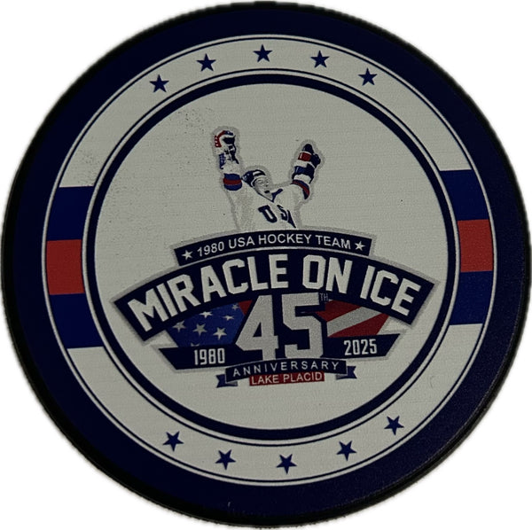 USA Hockey Miracle On Ice 45th Anniversary (1980-2025) Hockey Puck