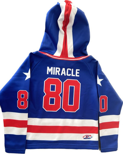 USA Hockey Miracle on Ice  TODDLER Authentic Hoodie Royal BLUE