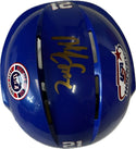 Mike Eruzione Miracle on Ice Blue Mini Hockey Helmet Hand Signed