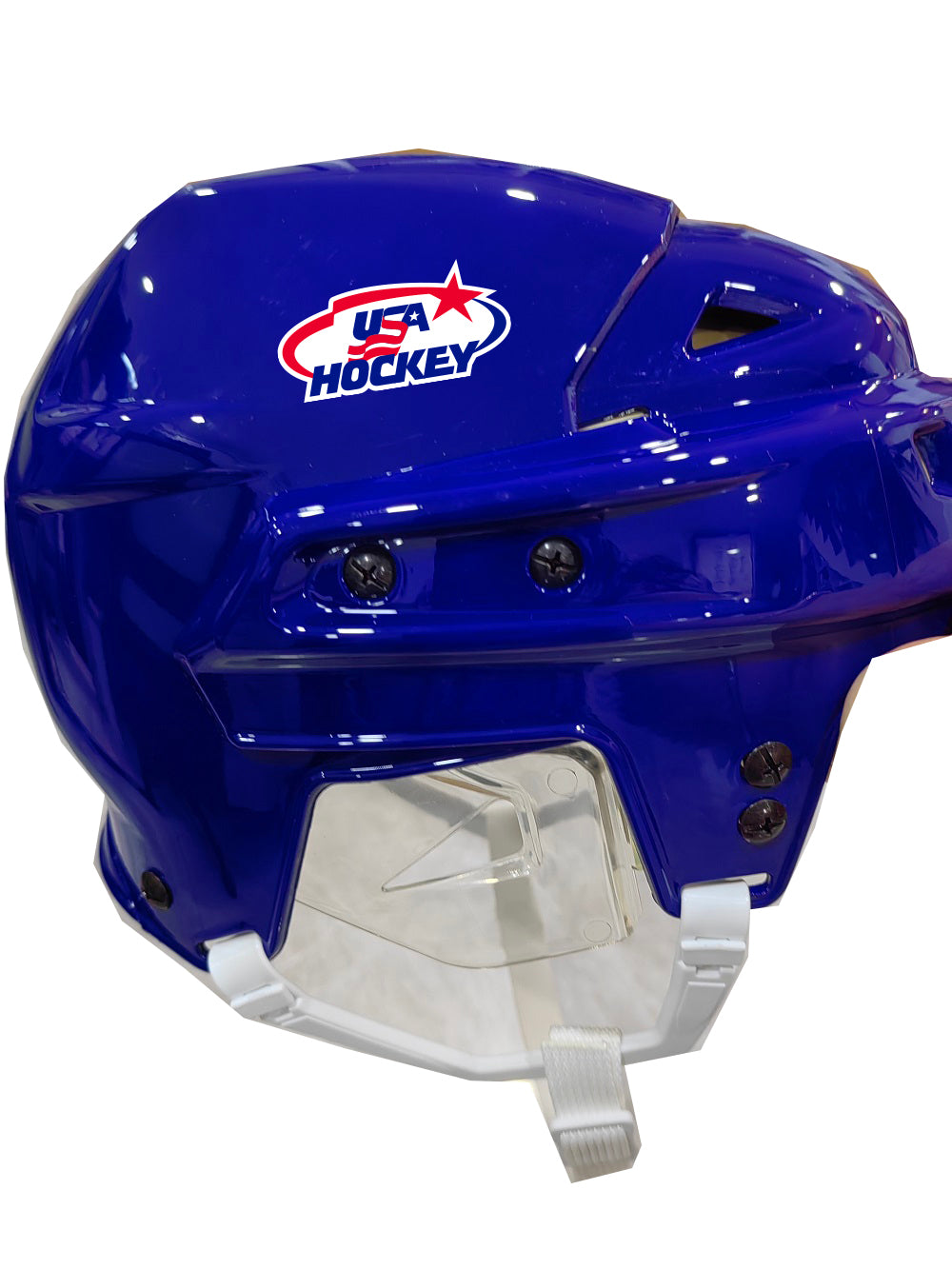 USA Hockey Miracle on Ice 1980 Customizable Player Helmet - Blue (not for ice hockey use)