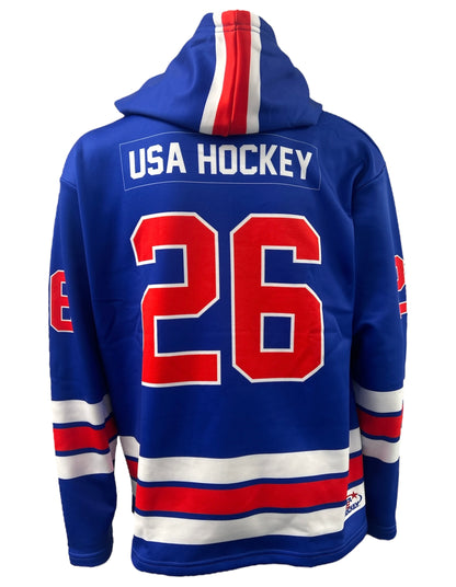 USA Hockey Shield 2026 Replica Jersey Blue Hoodie