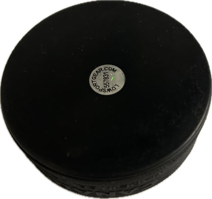 USA Hockey Puck white Signed by Jack O'Callahan