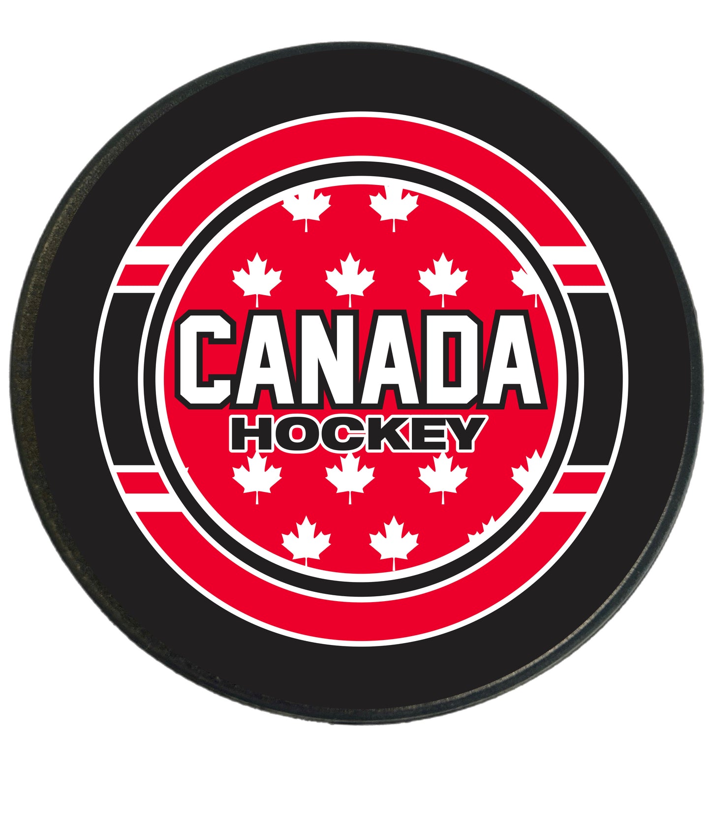 Canada Four Country Hockey Puck