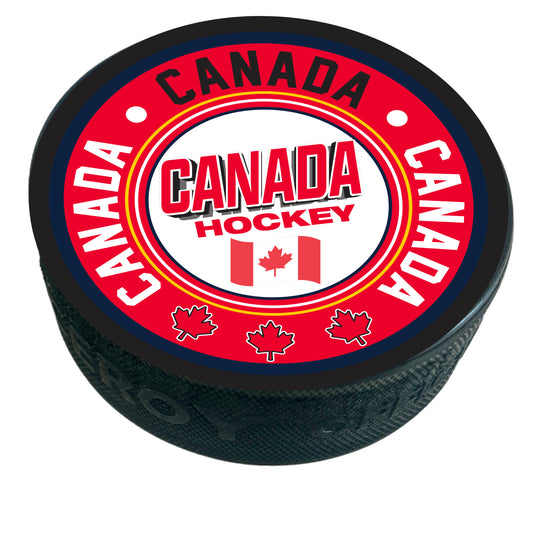 Canada Four Country Hockey Puck