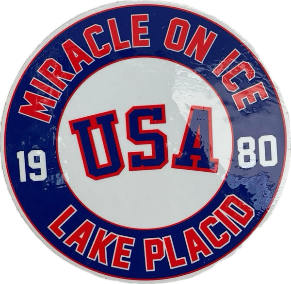 Miracle on ice 1980 Sticker 4 Inches Round
