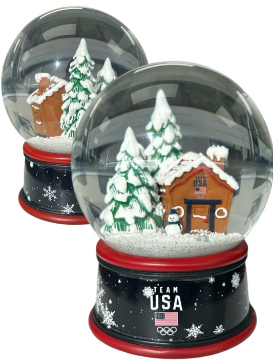 Team USA Olympic Iconic Moment Snow Globe