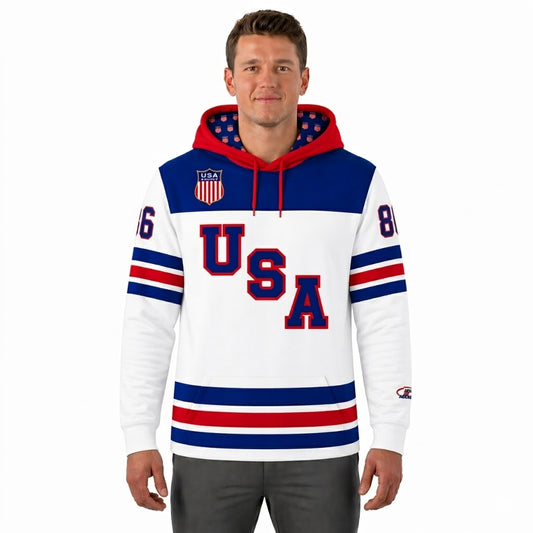 Jack Hughes USA Hockey Hoodie