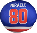 USA Hockey Miracle on Ice 1980 Official 15 Inches Round Pillow - Blue