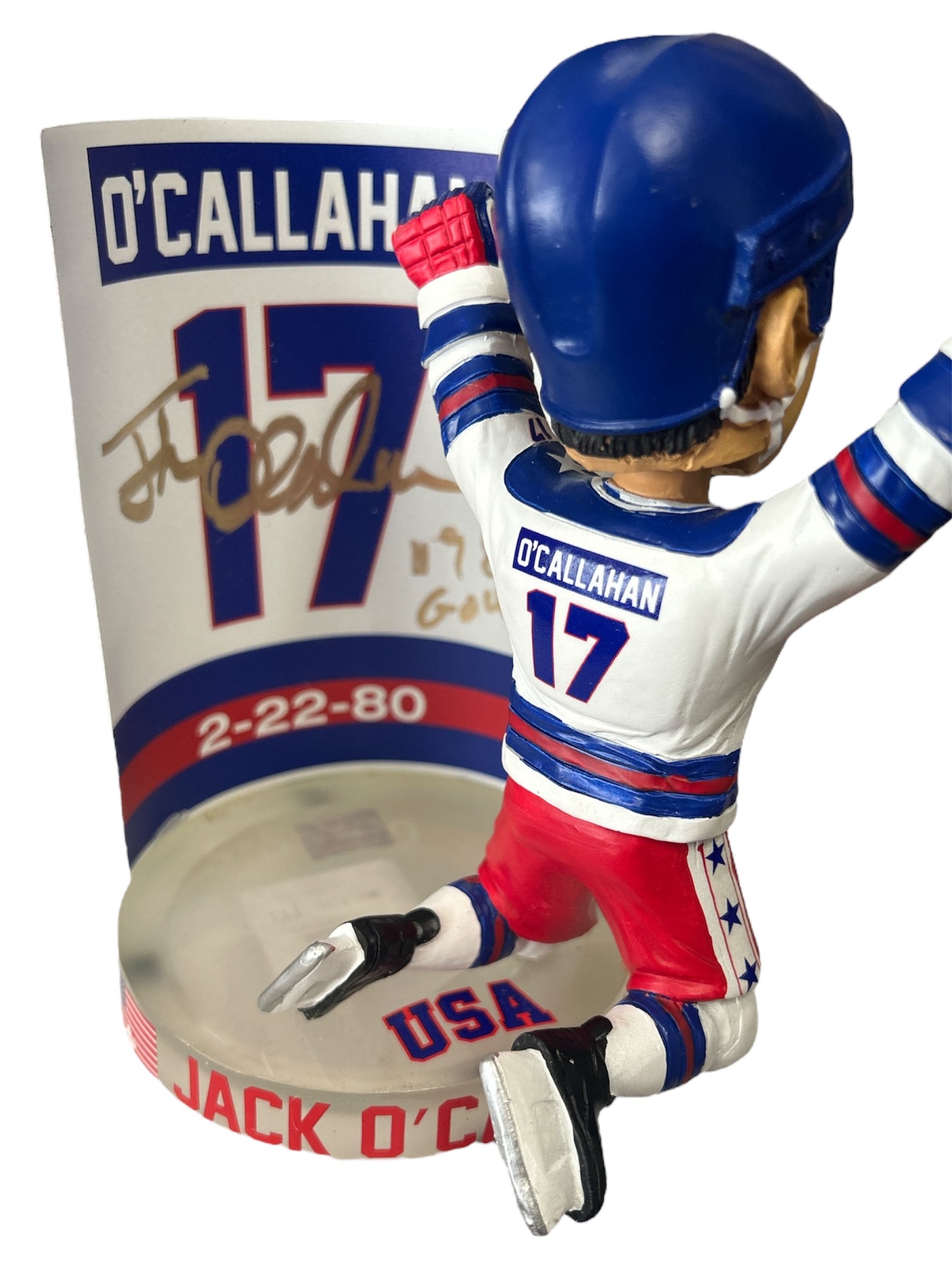 Jack O’Callahan Miracle on Ice 6” Bobblehead Signed