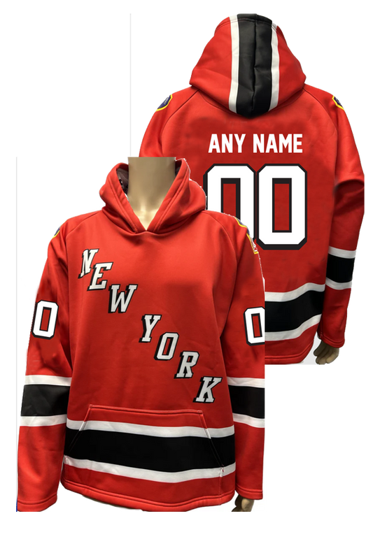 FDNY Official 9/11 Memorial Customized Name/Number Hoodie Adult