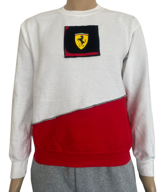 Ferrari Formula 1 Upcycled Crew Sweatshirt