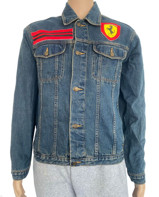 Ferrari Formula 1 Upcycled Demin Jacket