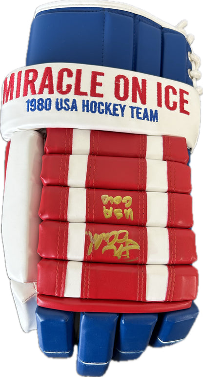 Miracle on Ice 1980 Replica Hockey Glove Signed by Jack O'Callahan