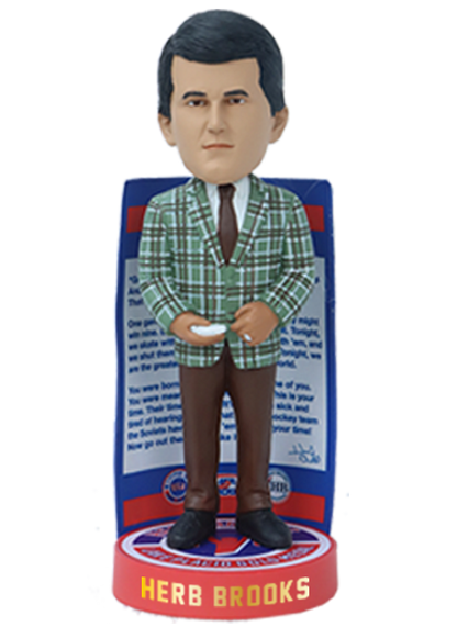 Herb Brooks Miracle on Ice 8” Bobblehead - In stock!