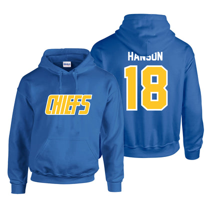 Slap Shot Chiefs Hoodie Hanson #18