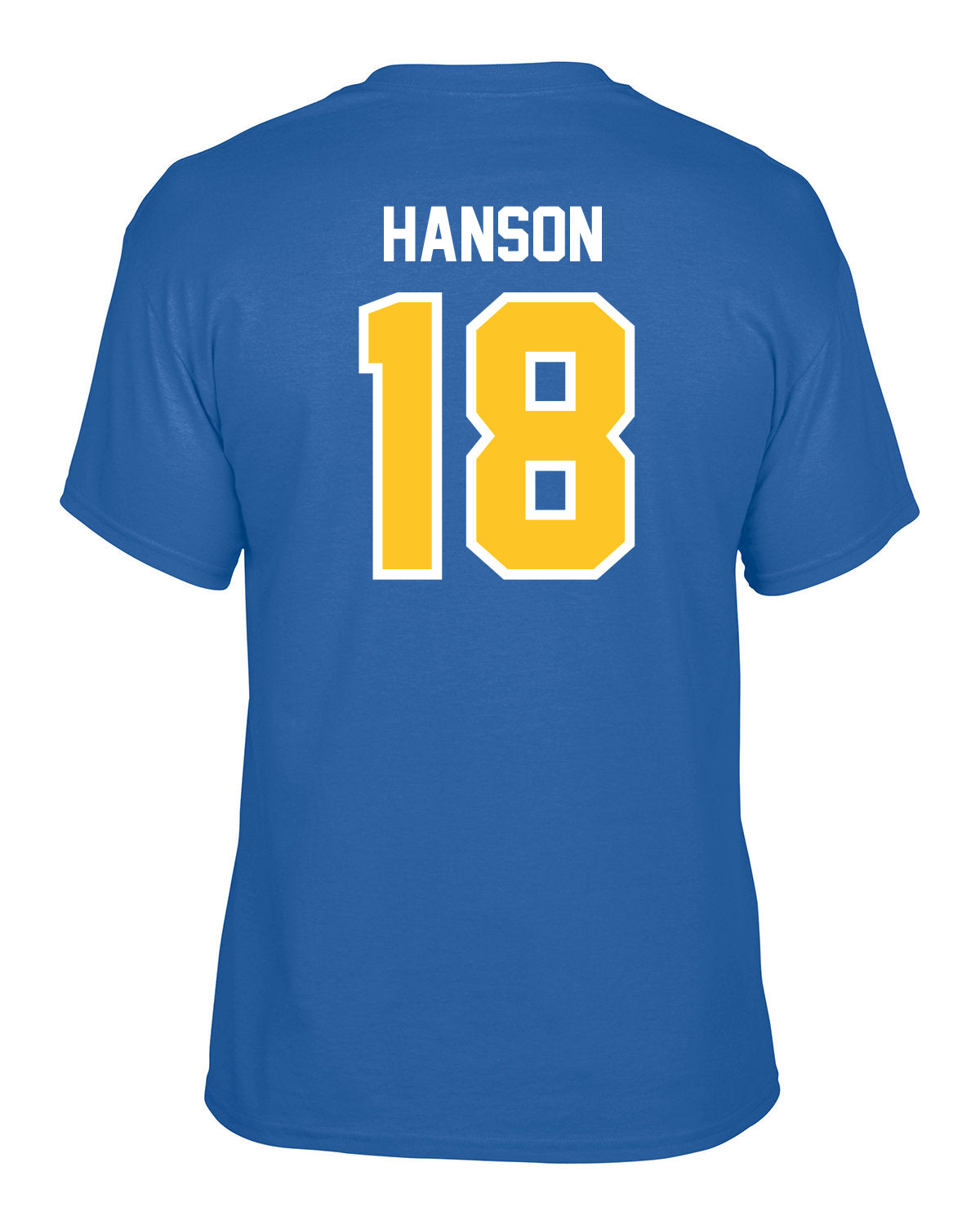 Slap Shot Chiefs Tee Hanson #18