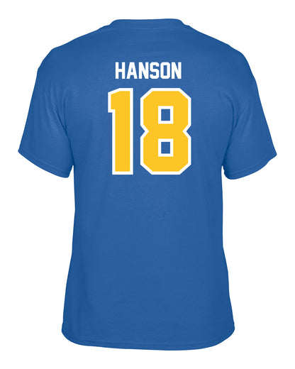 Slap Shot Chiefs Tee Hanson #18