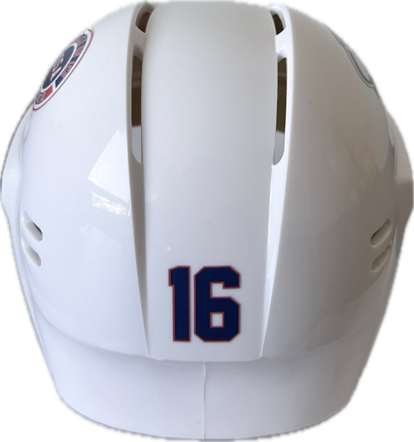 USA Hockey Miracle on Ice 1980 Mark Pavelich Mini Helmet - White