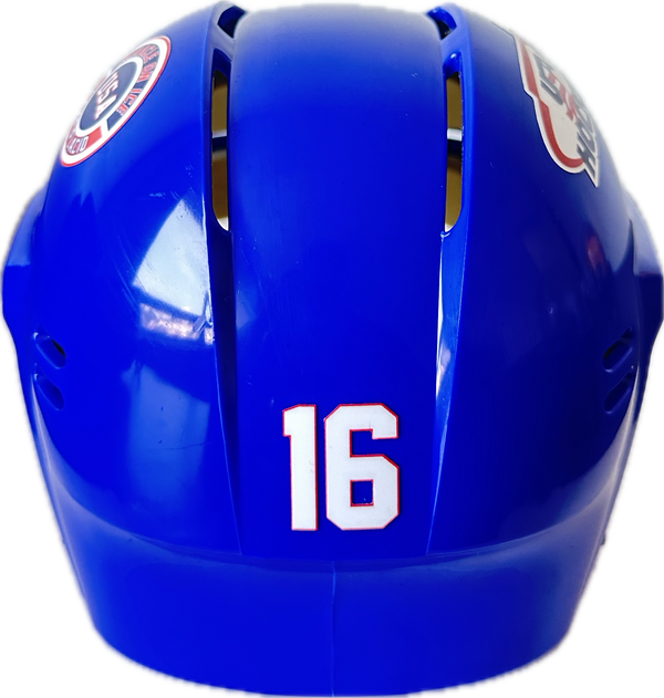 USA Hockey Miracle on Ice 1980 Mark Pavelich Mini Helmet - Royal