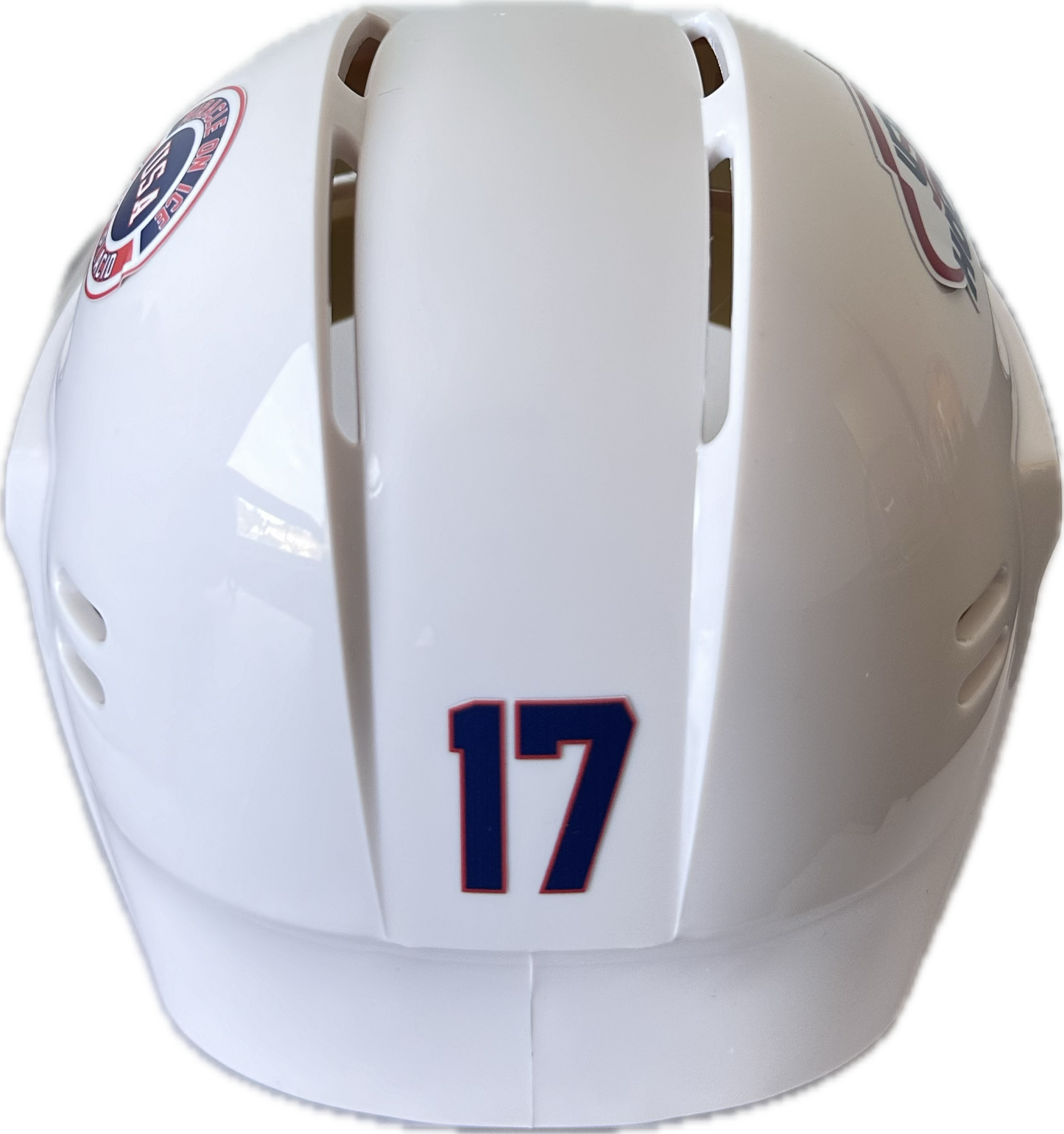 USA Hockey Miracle on Ice 1980 Jack O'Callahan Mini Hockey Helmet- White