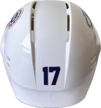 USA Hockey Miracle on Ice 1980 Jack O'Callahan Mini Hockey Helmet- White