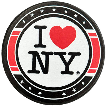 I Love New York Hockey Puck