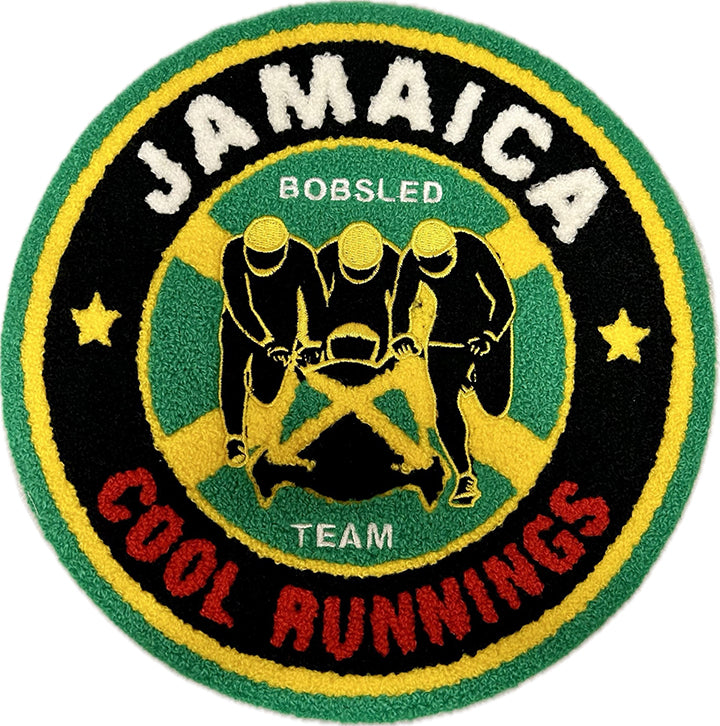 Cool Runnings Movie Jamaica Bobsled Official Chenille Patch Logo hoodie