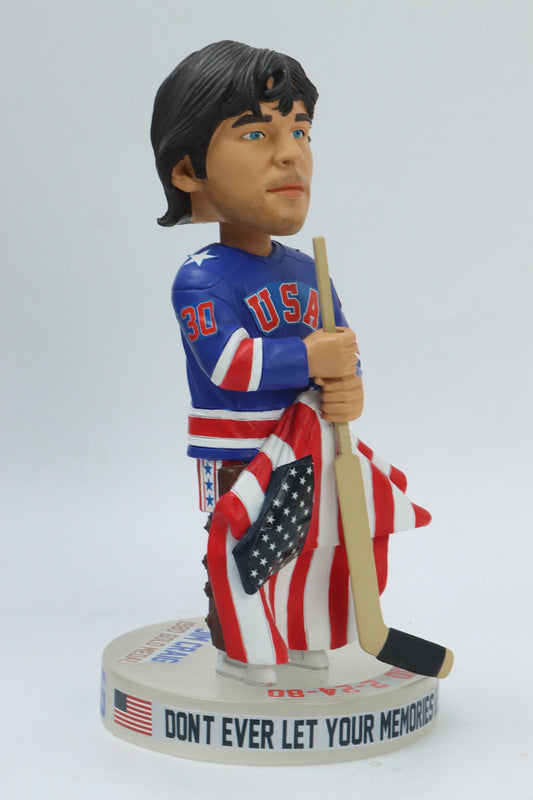 Jim Craig 1980 Olympics Lake Placid Gold Medal “Miracle On Ice” Officially Bobblehead Edition of 144- Ships by 9/01/25