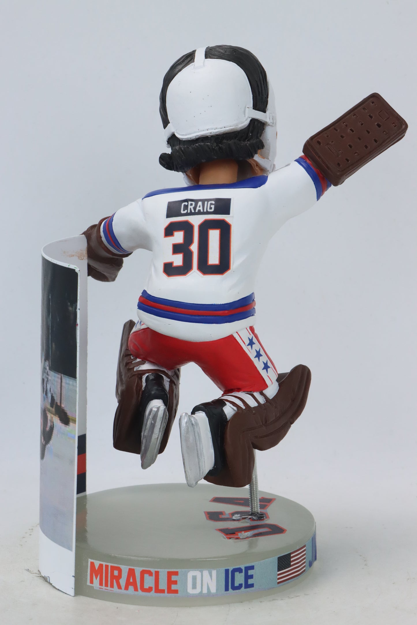 Jim Craig Signed Miracle on Ice 6” Bobblehead- Pre Order