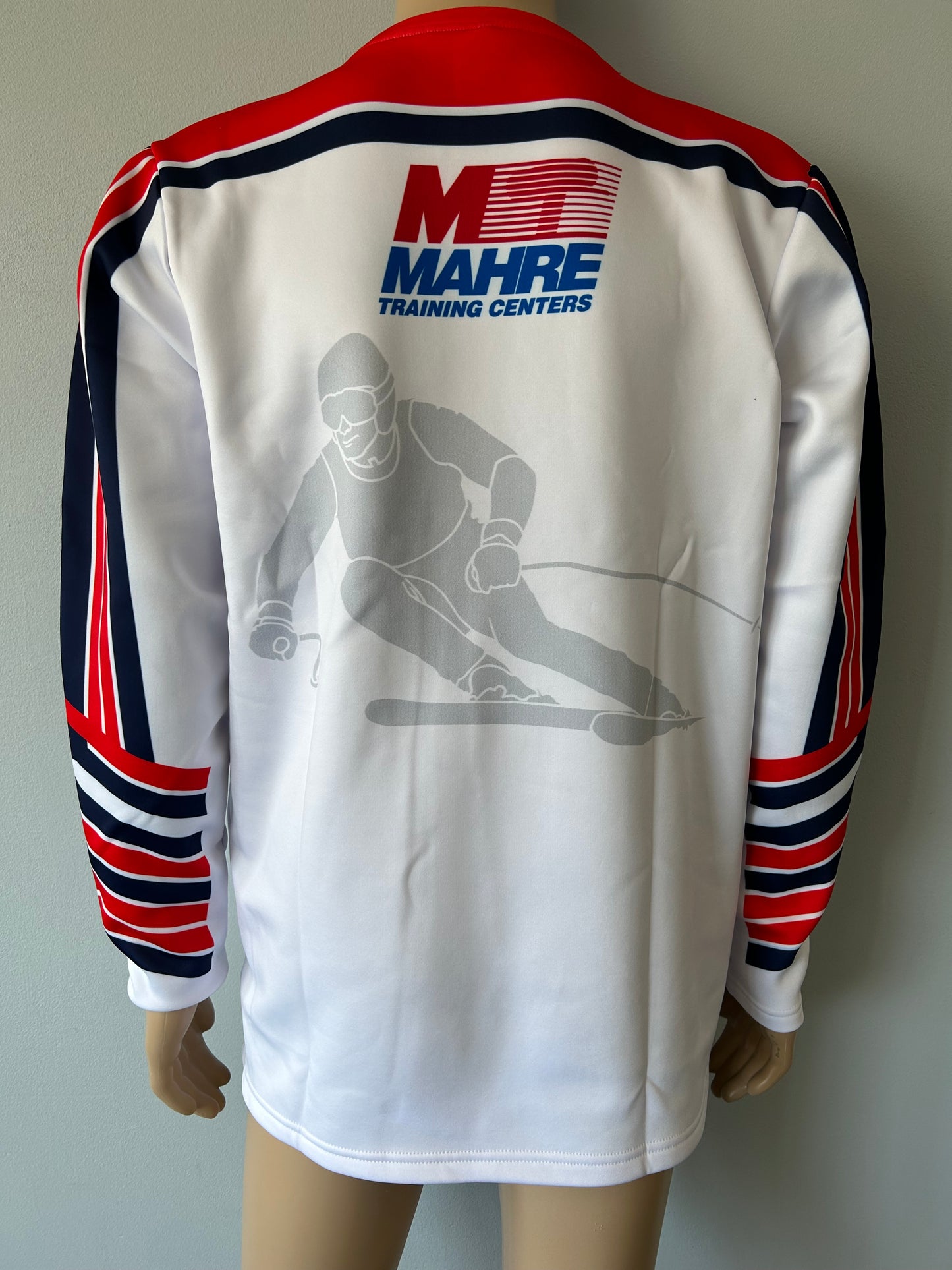 Mahre Retro Stripe Long Sleeve Performance Sweatshirt