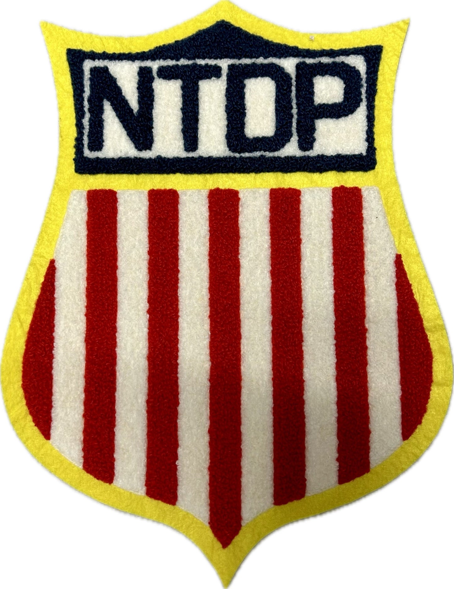 NTDP USA Hockey  Logo Chenille Heat Seal Patch 10.5"X8"