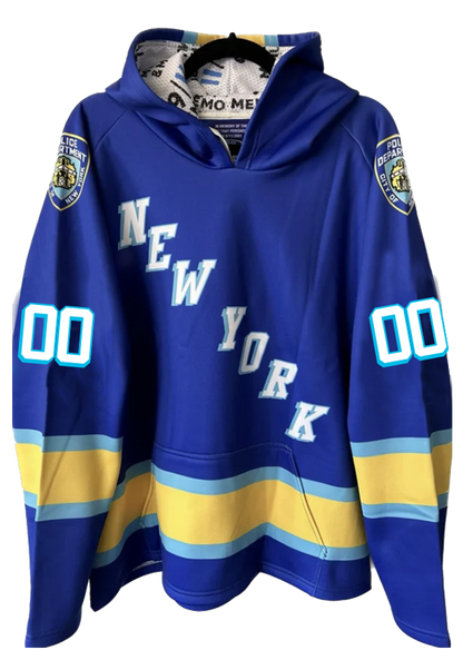 NYPD 23 Official 9/11 Memorial Customized Name/Number Hoody  Adult