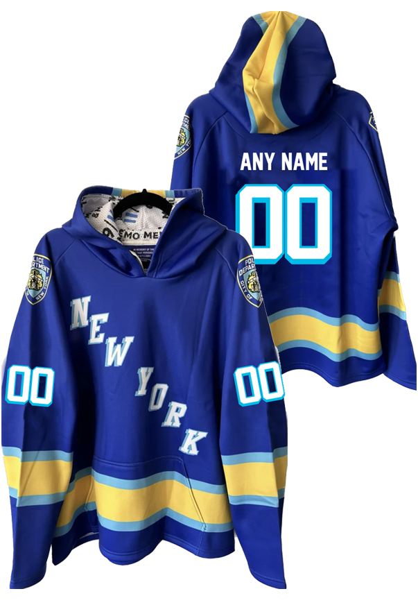 NYPD 23 Official 9/11 Memorial Customized Name/Number Hoody Youth