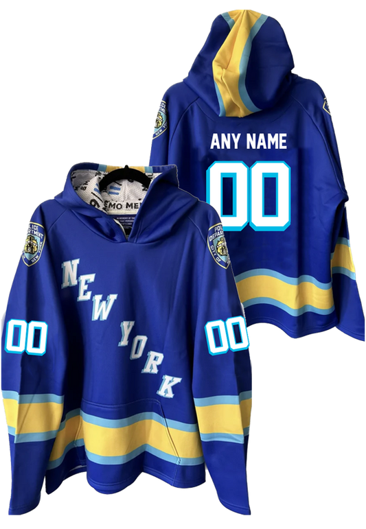 NYPD 23 Official 9/11 Memorial Customized Name/Number Hoodie Youth