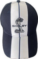 Shelby Cobra official Hat White  Stripes-Navy