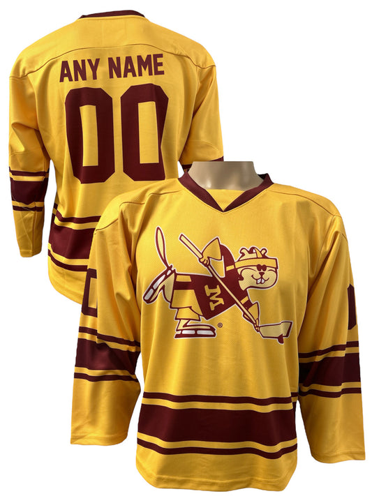 University of Minnesota Golden Gophers Official Customized Hockey Jersey