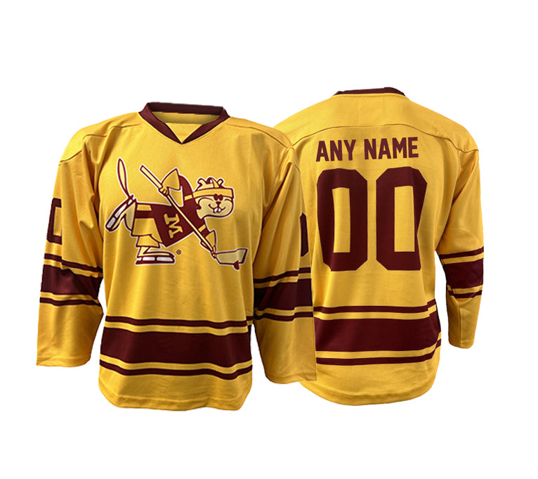 University of Minnesota Golden Gophers Official Customized Hockey Jersey