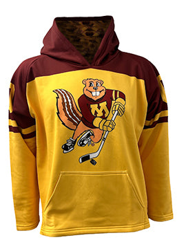 University of Minnesota Golden Gophers Official Hockey logo Hoody