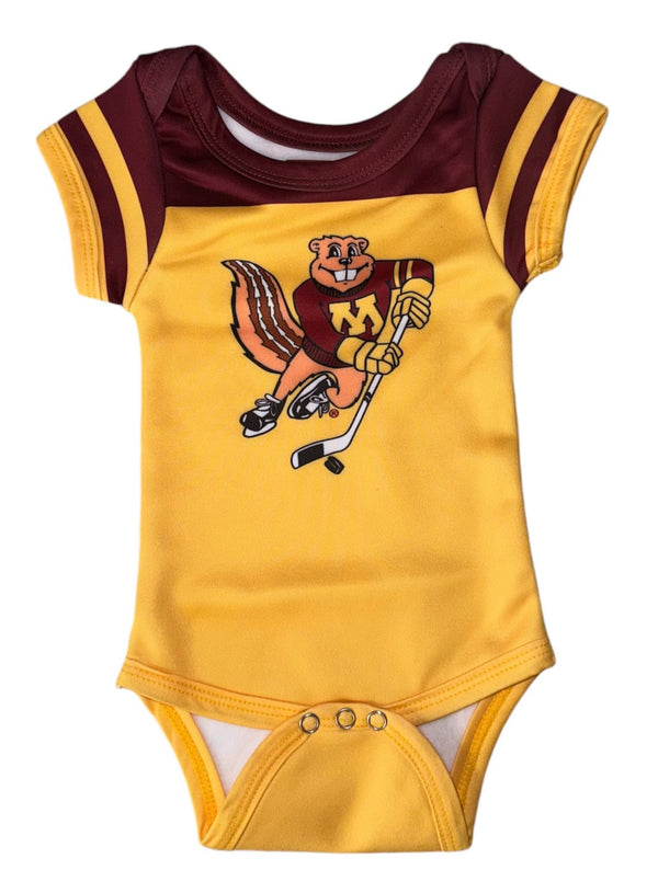 University of Minnesota Golden Gophers Official Hockey Logo Bodysuit