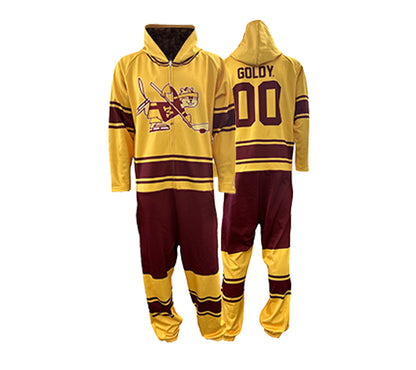 University of Minnesota Golden Gophers Official Hockey Skate logo Full Jumpsuit